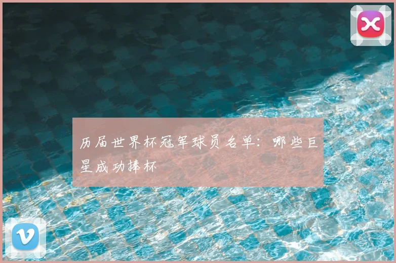 历届世界杯冠军球员名单:哪些巨星成功捧杯